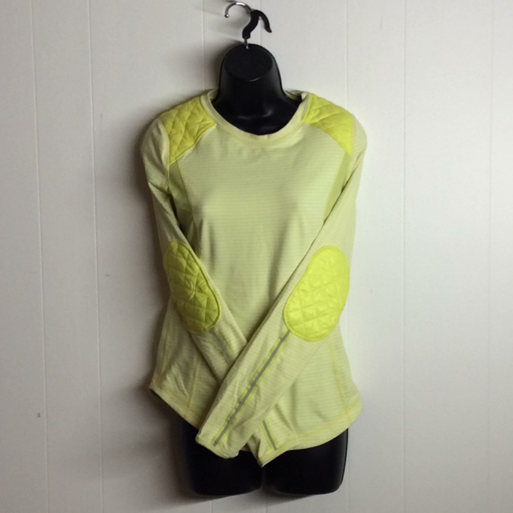 lululemon athletica Yellow Long Sleeve Top